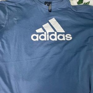 Blue Adidas shirt